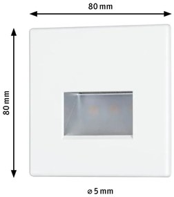 Paulmann 93093 - LED 1,2W Lumină scară EDGE 230V