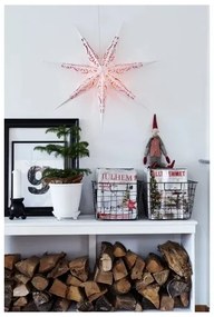 Decorațiune de Crăciun Markslöjd 703553 ELIN 1xE14/25W/230V alb/roșu 75 cm