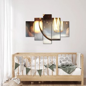 Tablou cu becul aprins (150x105 cm)
