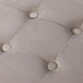 OFERTA Taburet pliabil bej ZAREX VELVET L II calitate.