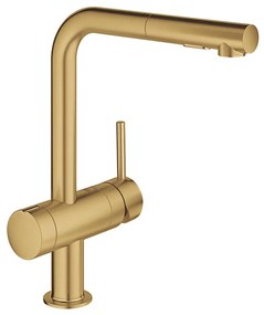 GROHE 31558GN0 - Baterie pentru chiuvetă model A, finisaj auriu
