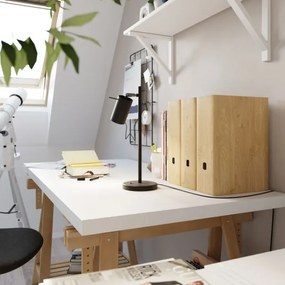 Lampă de masă RING 1xGU10/40W/230V neagră Sollux SL.1091