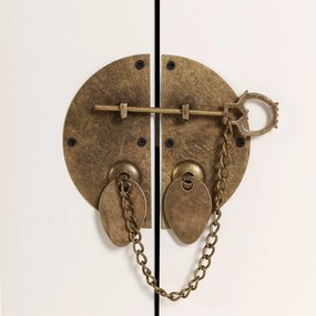 Comodă albă joasă 130x50,5 cm Oriente – Ixia