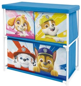Patrula Cățelușilor Raft de depozitare pentru jucării cu 3 compartimente 53x30x60 cm