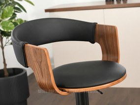 Scaun Hoch (nuc închis + negru). 1110588