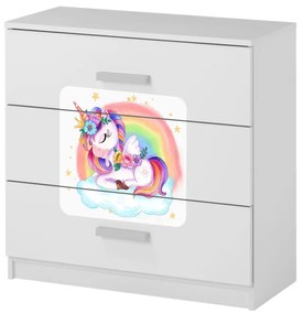 Comoda Unicorn, 3 sertare