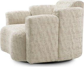 Fotoliu pivotant LUX tesatura Creststone beige Marbella