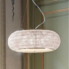 Ideal Lux - Lustra LED cu cristale pe cablu PASHA 14xE14/40W/230V, diam. 65 cm, crom
