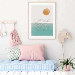 Poster - Abstracție pictată (A4)