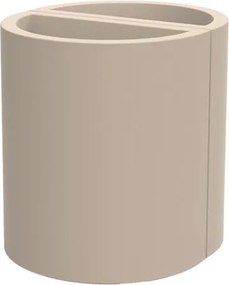 Set de 2 Ghivece plante design decorativ exterior/interior Half cylinder pot 50x29x55cm