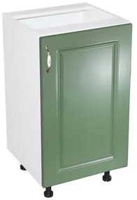 Corp inferior 45 cu 1 usa Zebra MDF Verde drept