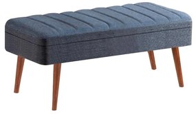 Bancă Vlasta 4 (Nuc + albastru închis) . 1092783