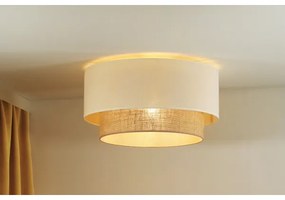 Duolla - Plafonieră BOHO 1xE27/15W/230V d. 45 cm bej/maro