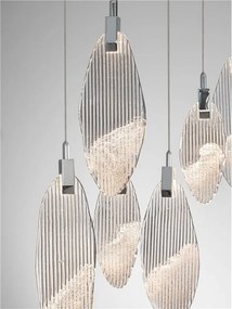 Lustra LED suspendata design decorativ SERIQ L-120cm