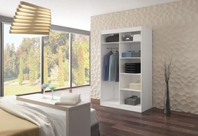 Supermobel Dulap glisant BENISSO, 120x200x58, negru
