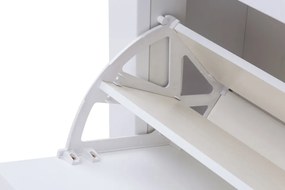DUlap cu compertiment pantofi, Galineo, ADRK Furniture (Culoare: Alb)