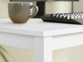 OFERTA Masa de dining alba cu blat alb TESSA 120x60 cm II. calitate
