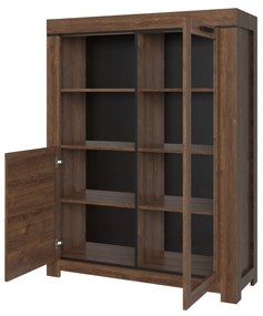 Vitrină Britt 2D1W (Stejar maro). 1052802