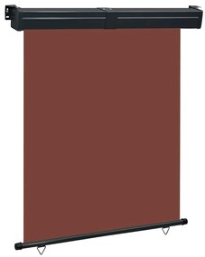 vidaXL Copertină laterală de balcon, maro, 145x250 cm