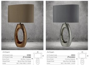 Veioza / Lampa de masa decorativa design elegant Artisan crom EU1213CC SRT