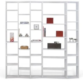 Bibliotecă albă 216x224 cm Valsa – TemaHome