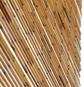 Perdea de usa pentru insecte, bambus, 90x220 cm Maro, 90 x 220 cm