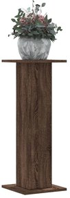 vidaXL Suporturi plante 2 buc. maro stejar 30x30x80 cm lemn prelucrat
