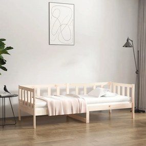 vidaXL Pat de zi fără saltea, 80x200 cm, lemn masiv pin