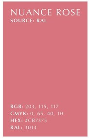 Lustră roz LED cu abajur din metal ø 31 cm Asteria Mini – UMAGE