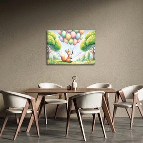 Tablou – Vulpe fericită (70x50 cm)