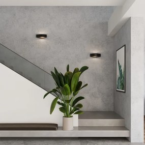 Sollux SL.1189 - Aplica de perete TONI 1xG9/8W/230V negru