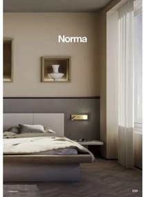 Redo 01-4661 - Aplică de perete NORMA LED/5W/230V + LED/3W CRI 90 USB, aurie