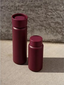 Cană termos burgundy din oțel inoxidabil 650 ml Singles – Zone