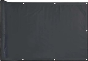 vidaXL Paravan de balcon, antracit, 400x90 cm, PVC