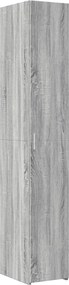 vidaXL Dulap înalt, gri sonoma, 30x42,5x185 cm, lemn prelucrat