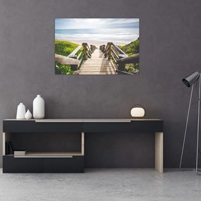 Tablou - Intare pe plaja (90x60 cm)