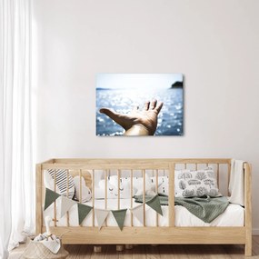 Tabloul cu palma deschisă (70x50 cm)