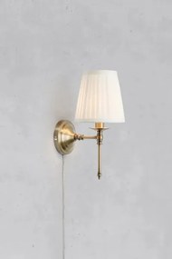 Markslöjd 108968 - Lampă de perete MANOR 1xE14/40W/230V albă/alamă