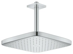 Palarie si brat de dus Grohe Tempesta 250 Cube crom patrata