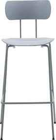 Set 4 scaune metalice BAR MARSIGLIA -HORECA- h 108 cm - ALBASTRU DESCHIS