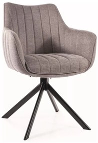 Scaun rotativ Azalia gri/negru Brego07