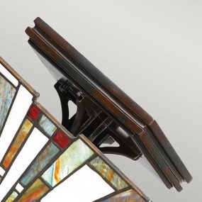 Quoizel QZ-MAYBECK-F - Plafonieră Tiffany MAYBECK 2xE27/60W/230V