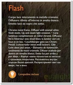 Aplica de perete FLASH AP2 007397