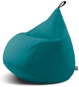 Fotoliu bean bag turcoaz Drop L – So Soft?