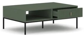 Masă de cafea SUE, verde/negru