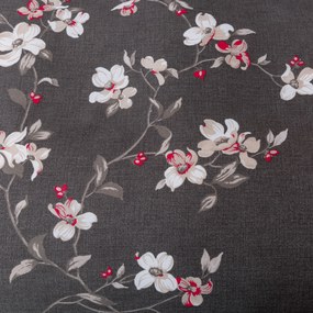 Lenjerie de pat din microfibra flanel BLOSSOM gri Dimensiune lenjerie de pat: 70 x 90 cm | 140 x 200 cm