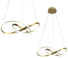 Lustră LED pe cablu CAPPIO LED/36W/230V aurie