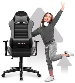 Scaun gaming pentru copii Rover 6 (negru + gri). 1087545