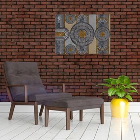 Tablou pe sticlă - Modele decorative (70x50 cm)