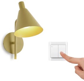 Lampă LED de perete Brilagi LUCERA LED/3W/230V galben